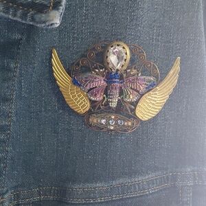 Artisan Moth Brooch
